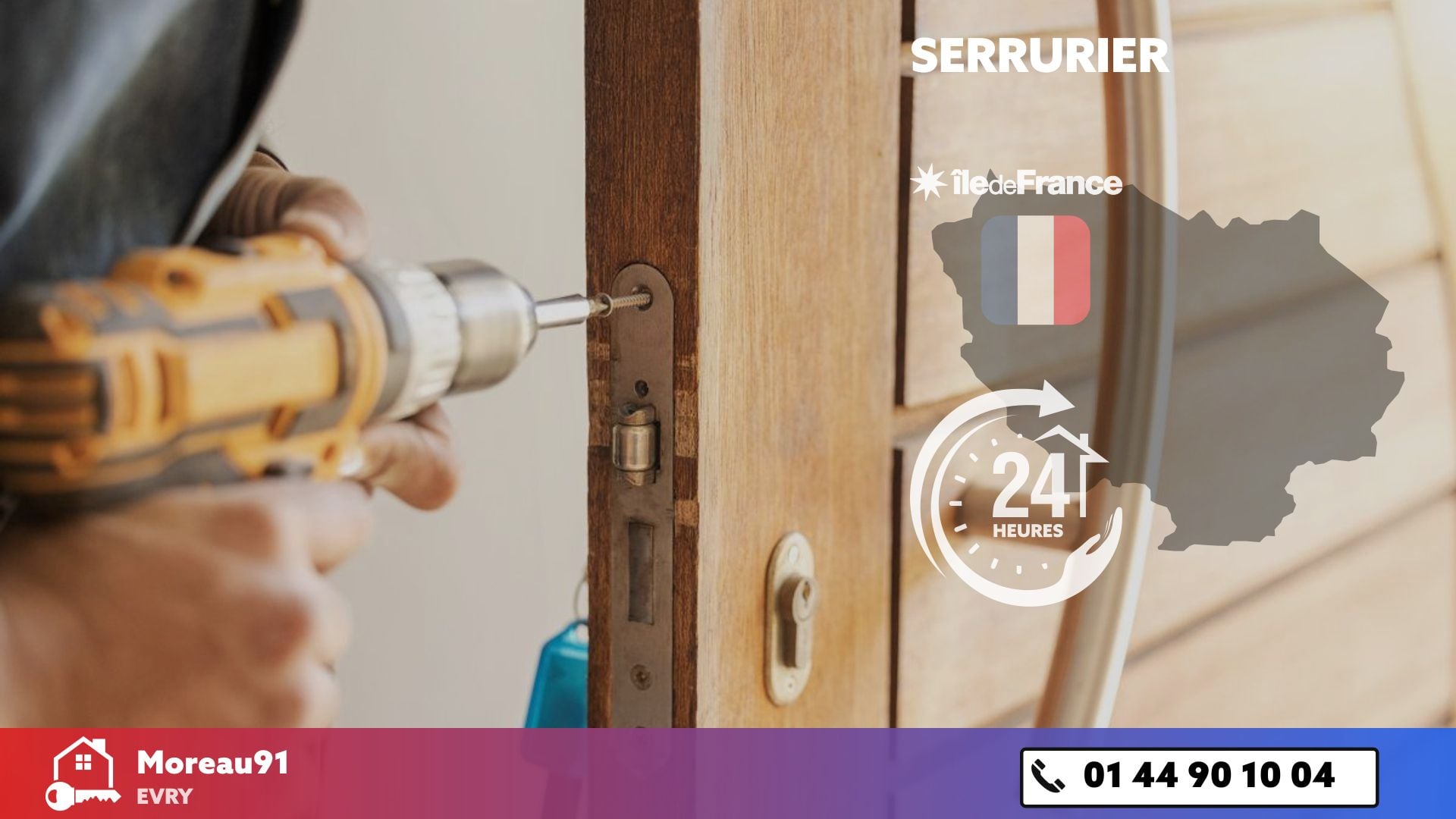 Dépannage Serrurier Evry - Moreau91
